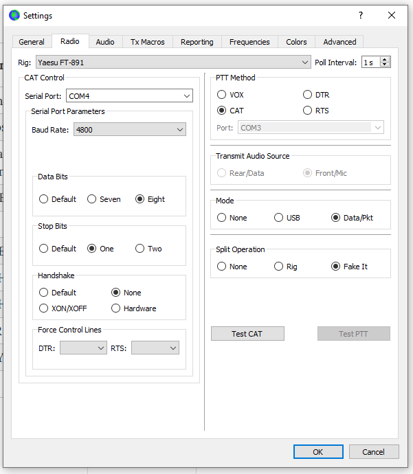 WSJT-X Settings